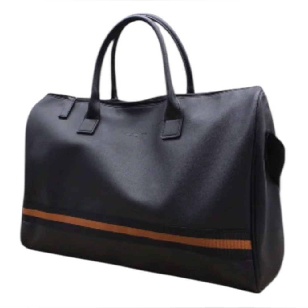 Ermenegildo Zegna Black Travel Duffel Bag – New Without Tags